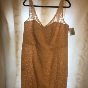 Pastel Peach Bridesmaid Dress